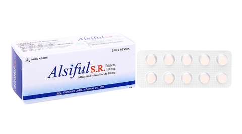 Alsiful S.R Tablets 10mg trị phì đại tuyến tiền liệt (3 vỉ x 10 viên)