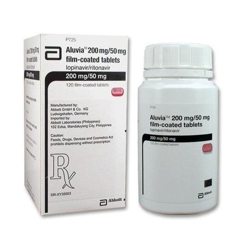 Aluvia 200mg/50mg (Chai 120 viên)