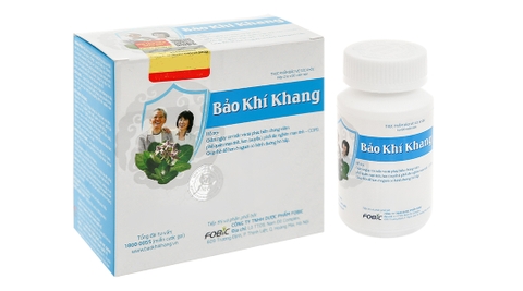Bảo Khí Khang hỗ trợ các bệnh đường hô hấp hộp 120 viên
