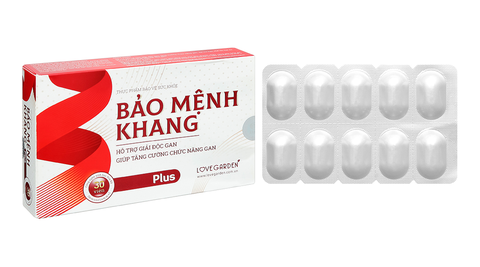 Bảo Mệnh Khang Plus hỗ trợ giải độc gan hộp 3 vỉ x 10 viên