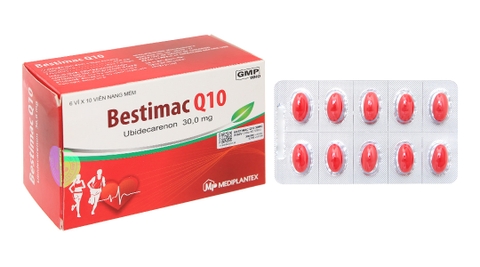 Bestimac Q10 30mg hỗ trợ điều trị tăng Cholesterol (6 vỉ x 10 viên)