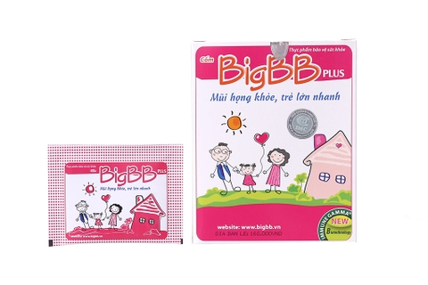 Cốm BigBB Plus hỗ trợ giảm viêm đường hô hấp hộp 30 viên