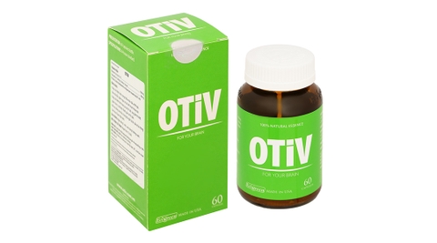 Otiv giúp cải thiện tình trạng thiếu máu não, mất ngủ hộp 60 viên