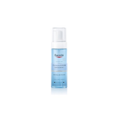 Bọt Rửa Mặt Dành Cho Da Nhạy Cảm Eucerin DermatoCLEAN Hyaluron Micellar Foam 150ml