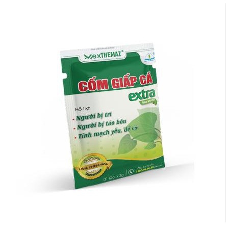 CỐM GIẤP CÁ EXTRA - HỖ TRỢ BỆNH TRĨ, TÁO BÓN, SUY GIÃN TĨNH MẠCH