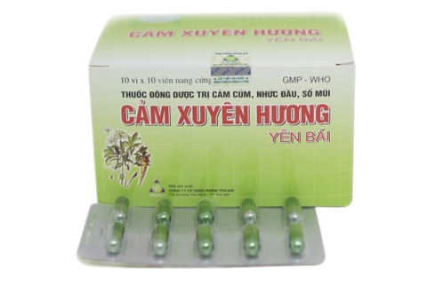 Cảm Xuyên Hương (10 vỉ x 10 viên/hộp)