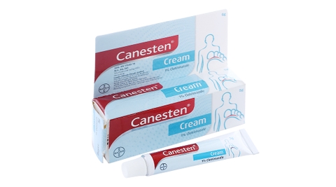 Kem bôi Canesten Cream 1% trị nấm da tuýp 5g