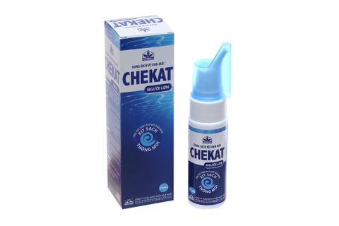 Xịt mũi Chekat phục hồi & tăng cường sức khoẻ niêm mạc chai 75ml