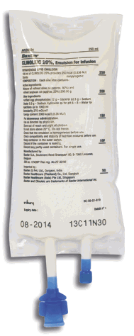 Clinoleic 20% Bag Of 250 ML (c/250ml)