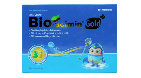 Cốm Bio-acimin Gold bổ sung lợi khuẩn, vitamin hộp 30 gói x 4g