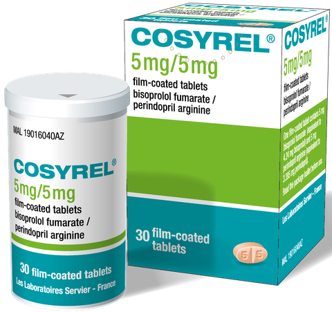 Cosyrel 5mg/5mg Tab - Thuốc điều trị tăng huyết áp hiệu quả