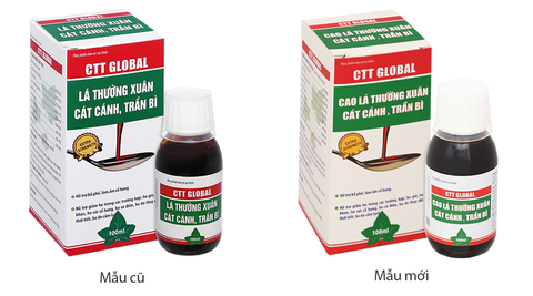 Siro CTT Global hỗ trợ giảm ho, bổ phổi chai 100ml