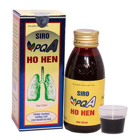 Thực phẩm bảo vệ sức khỏe Siro PQA Ho Hen hộp 1 chai 125ml