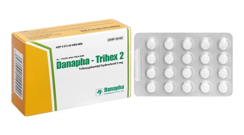 Danapha-Trihex 2 trị Parkinson (5 vỉ x 20 viên)