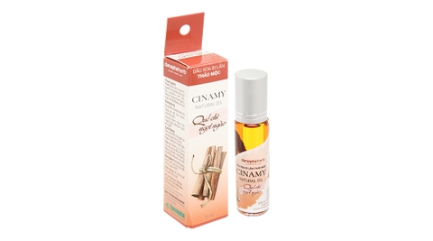 Dầu xoa bi lăn thảo mộc Cinamy chai 9ml
