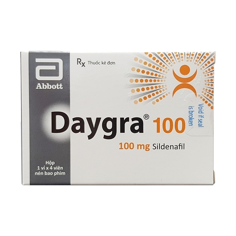 Thuốc Daygra 100mg Glomed điều trị rối loạn cương dương