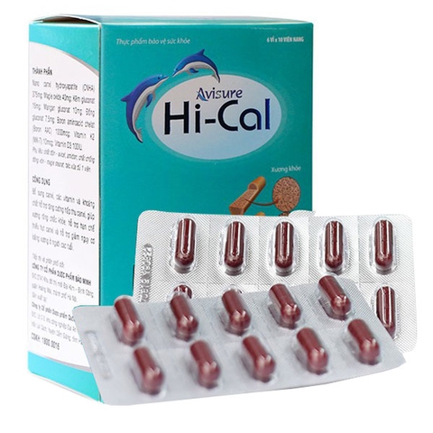 Viên uống Avisure Hi-Cal Trường Thọ bổ sung canxi và dưỡng chất (60 viên)