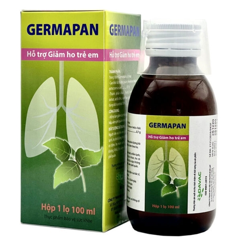 Germapan, hỗ trợ làm giảm các triệu chứng viêm đường hô hấp, viêm phế quản mạn tính