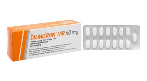 Diamicron MR 60mg trị đái tháo đường tuýp 2 (2 vỉ x 15 viên)