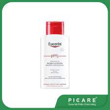 Sữa Tắm Dịu Nhẹ Cho Mặt & Toàn Thân Eucerin PH5 WashLotion 200ml