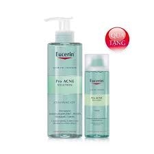 Gel rửa mặt cho da dầu mụn Eucerin ProAcne cleansing gel 400ml