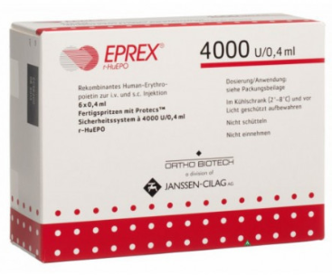 Thuốc tiêm Eprex 4000/0.4ml hộp 6 ống x 1ml