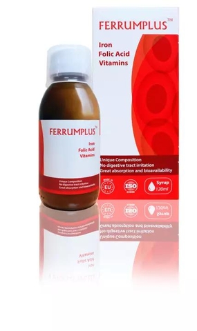 FerrumPlus siro – Hỗ trợ bổ sung sắt, phòng và thiếu máu do sắt