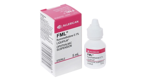 Hỗn dịch nhỏ mắt FML Liquifilm 0.1% trị viêm mí mắt, viêm giác mạc lọ 5ml