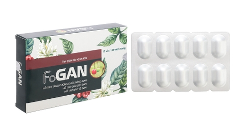 FoGAN hỗ trợ giải độc, bảo vệ gan hộp 20 viên