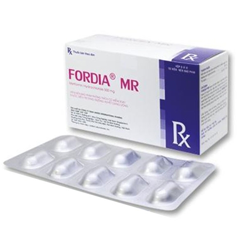 Fordia MR 500mg trị đái tháo đường
