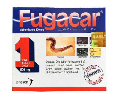 FUGACAR CHEW TAB 500MG HỘP 1 VIÊN