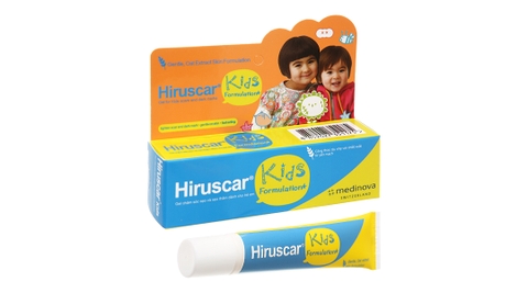 Gel Hiruscar Kids Formulation mờ và làm phẳng sẹo cho bé tuýp 10g