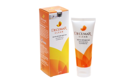 Gel rửa mặt Decumar Clean ngăn ngừa mụn tuýp 50g