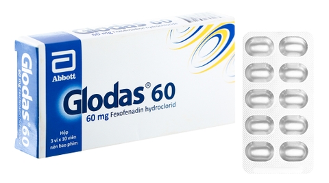 Glodas 60 trị viêm mũi dị ứng, mày đay