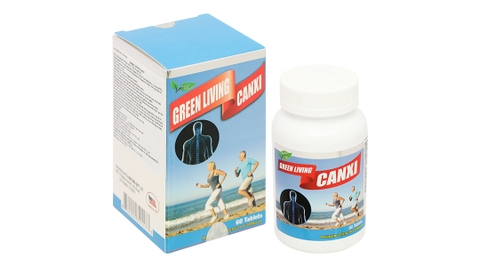 Green Living Canxi bổ sung canxi, hỗ trợ phòng chống loãng xương hộp 60 viên