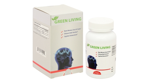 Green Living hỗ trợ tăng cường tuần hoàn não hộp 60 viên