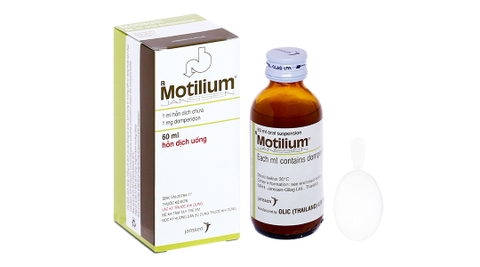 Hỗn dịch uống Motilium 1mg/ml trị triệu chứng nôn và buồn nôn chai 60ml