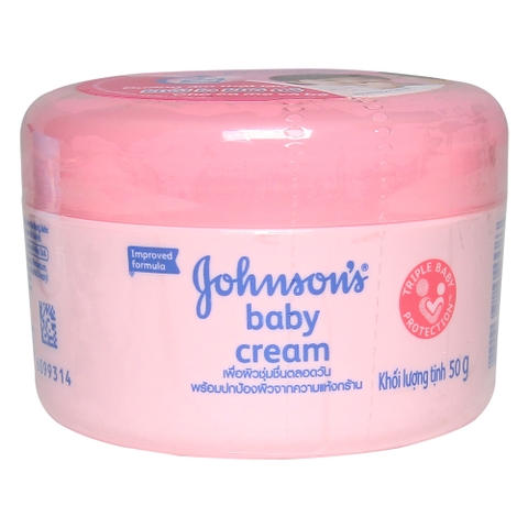 Kem dưỡng da Johnson's Baby Cream nuôi dưỡng, chăm sóc da (50g)