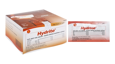 Bột pha dung dịch uống Hydrite bù nước và điện giải (30 gói x 4.1g)