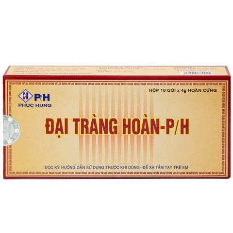 Thuốc Đại Tràng Hoàn P/H điều trị viêm đại tràng cấp và mãn tính (10 gói)