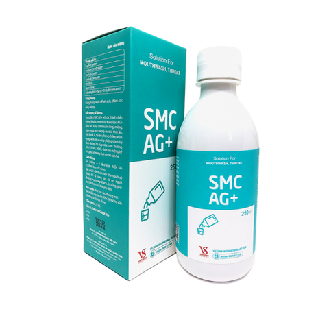 Nước súc miệng SMC AG+ giảm hôi miệng chai 250ml