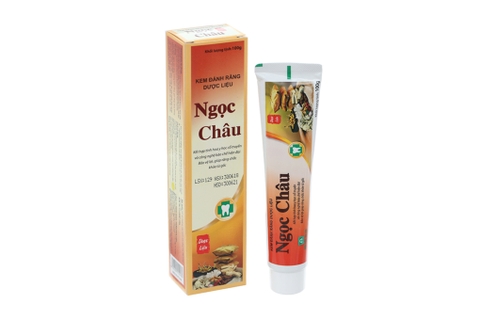 Kem đánh răng dược liệu Ngọc Châu ngừa sâu răng tuýp 100g