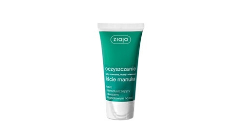 Ziaja Manuka Tree Purifying Gently Exfoliating Night Cream 50ml - Kem dưỡng lột nhẹ Đêm dành cho da dầu & da mụn