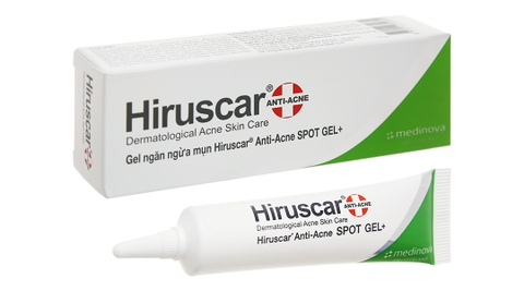 Gel Hiruscar Anti-acne ngăn ngừa mụn, tăng độ ẩm cho da tuýp 10g
