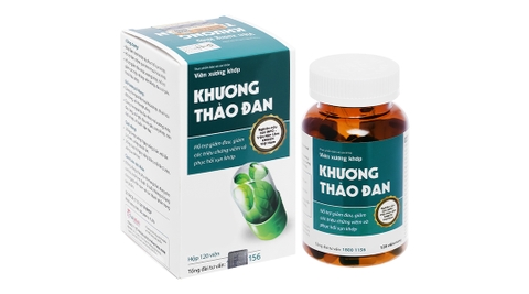 Khương Thảo Đan giảm triệu chứng viêm, phục hồi sụn khớp hộp 120 viên