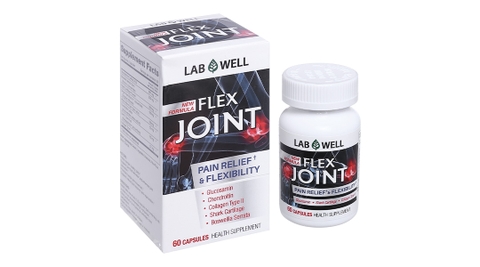 Lab Well Flex Joint giảm thoái hóa khớp, khô khớp chai 60 viên
