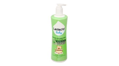 Sữa tắm gội Lactacyd Baby Extra Milky bảo vệ da và tóc cho bé chai 500ml