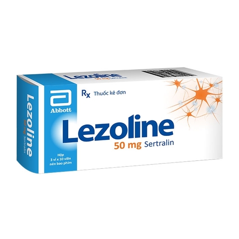 LEZOLINE 50MG ABBOTT 3 VỈ X 10 VIÊN