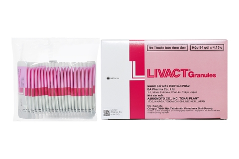 Cốm pha dung dịch uống Livact Granules giảm albumin máu (84 gói x 4.15g)