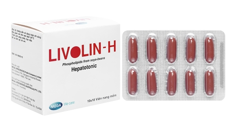 Livolin-H 300mg hỗ trợ trị bệnh lý về gan (10 vỉ x 10 viên)